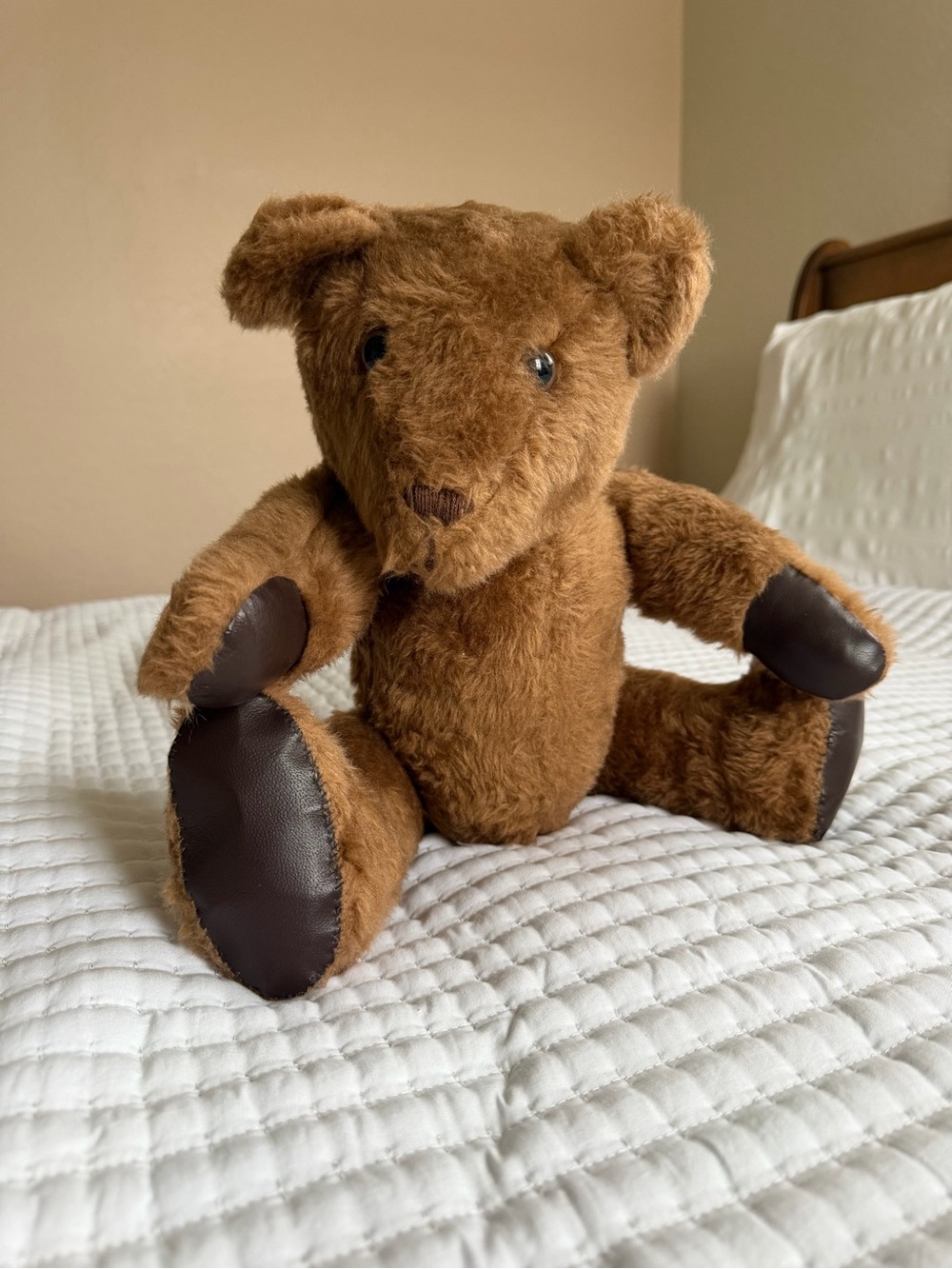 Vintage Jointed Teddy Bear - Handmade